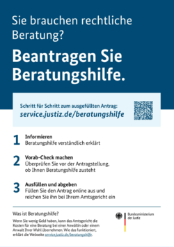 Antrag auf Beratungshilfe online